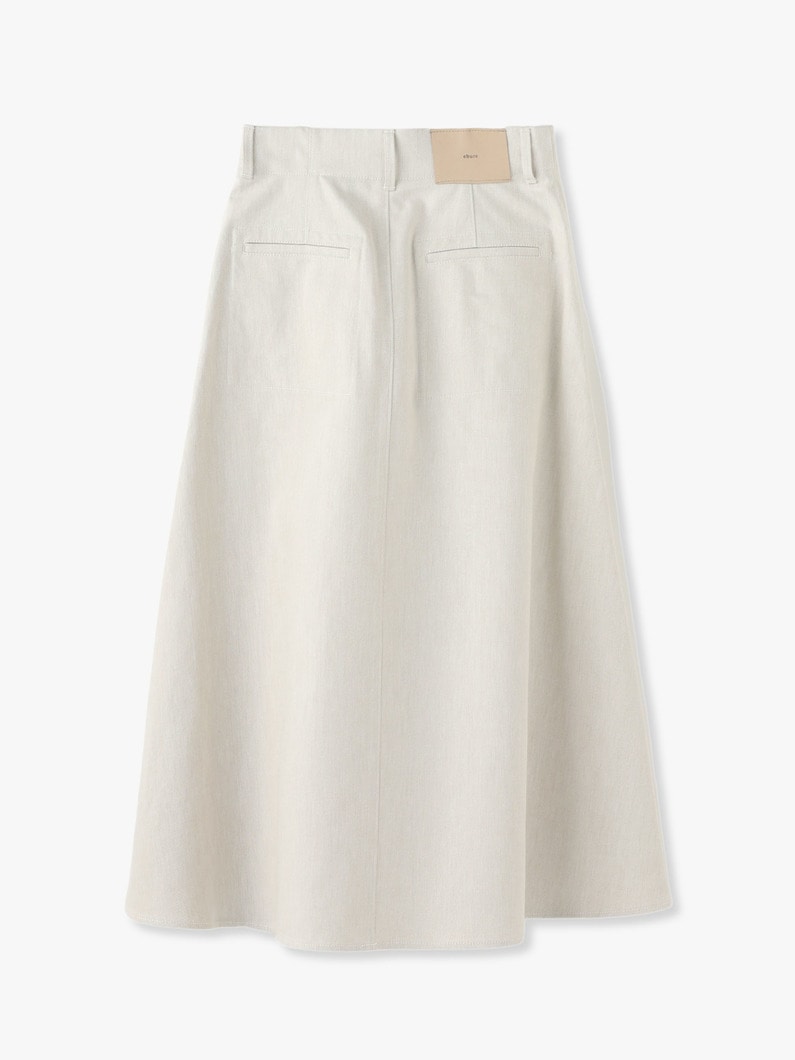 Reactive Denim Skirt 詳細画像 white 4