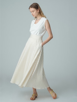 See Through Striped Skirt 詳細画像 ivory