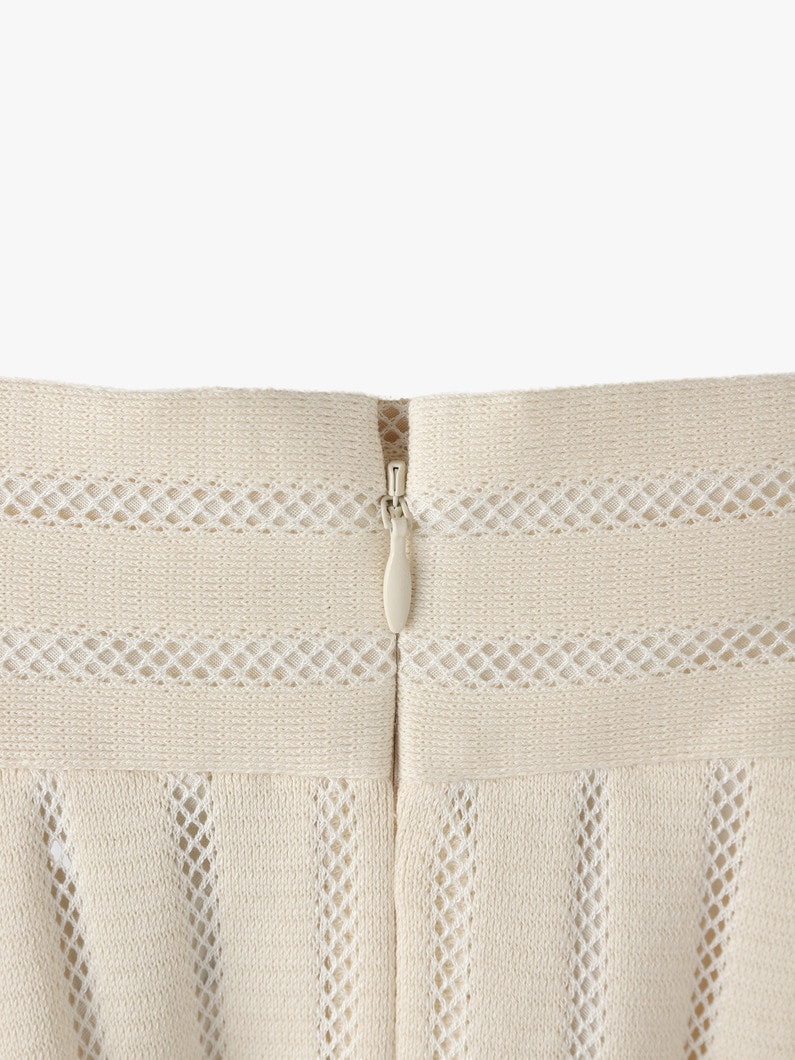 See Through Striped Skirt 詳細画像 ivory 7