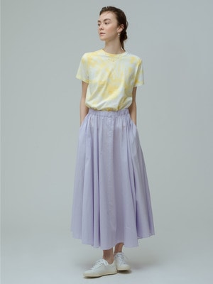 Micro Cotton Satin Skirt (pink/orange/purple) 詳細画像 purple