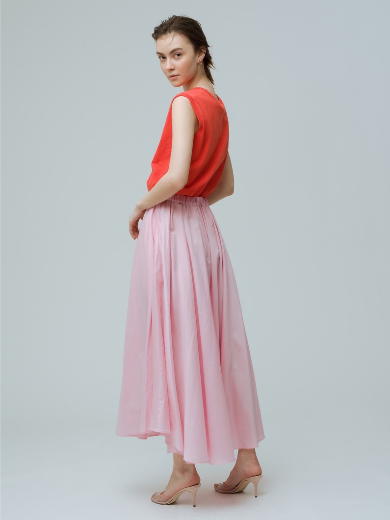 Micro Cotton Satin Skirt (pink/orange/purple) 詳細画像 pink 2