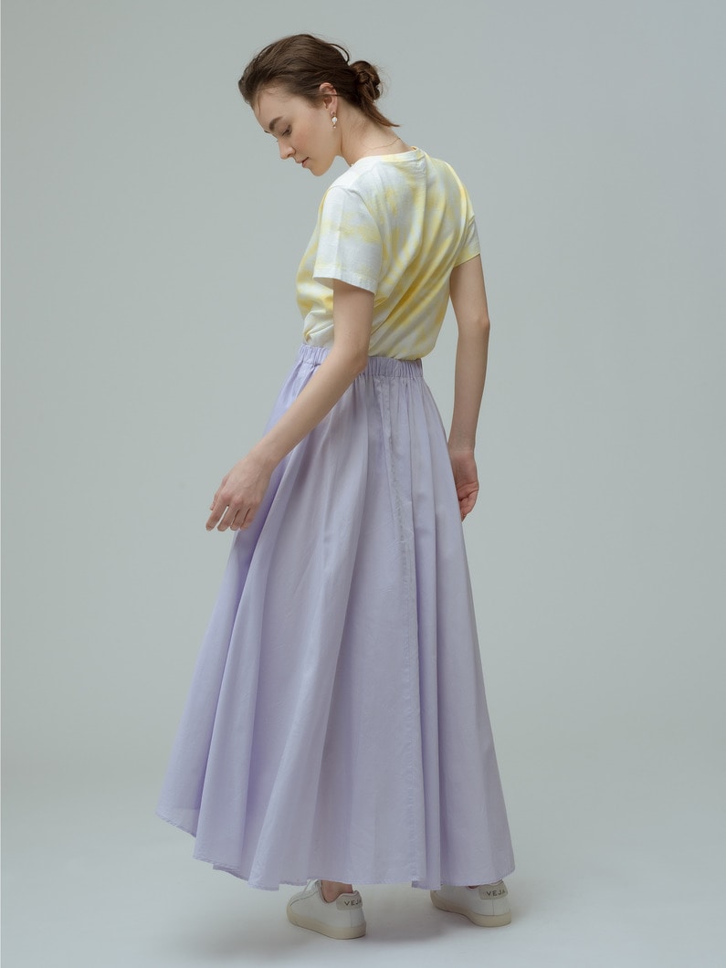 Micro Cotton Satin Skirt (pink/orange/purple) 詳細画像 purple 3