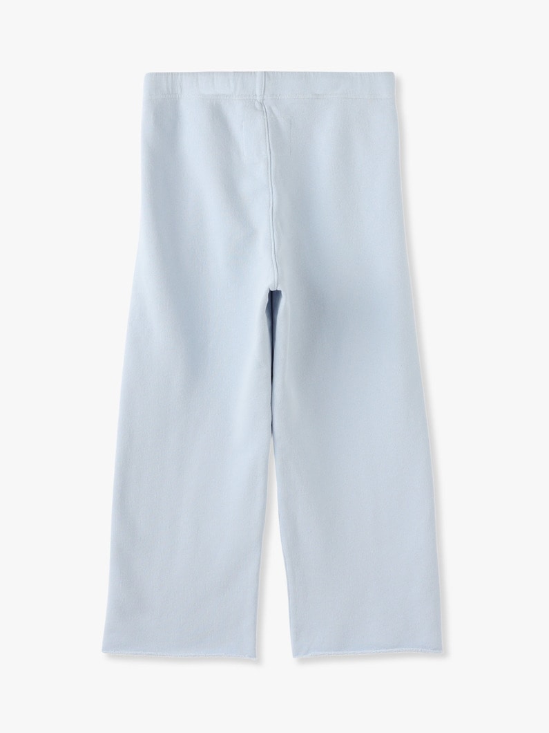 Cotton Wide Sweat Easy Pants (light blue / indigo) 詳細画像 light blue 2