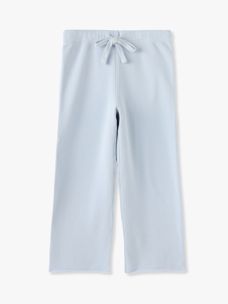 Cotton Wide Sweat Easy Pants (light blue / indigo) 詳細画像 light blue 1