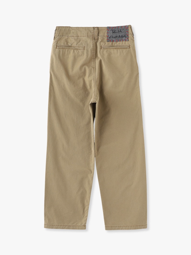 Organic Cotton Chino Trousers 詳細画像 beige 2