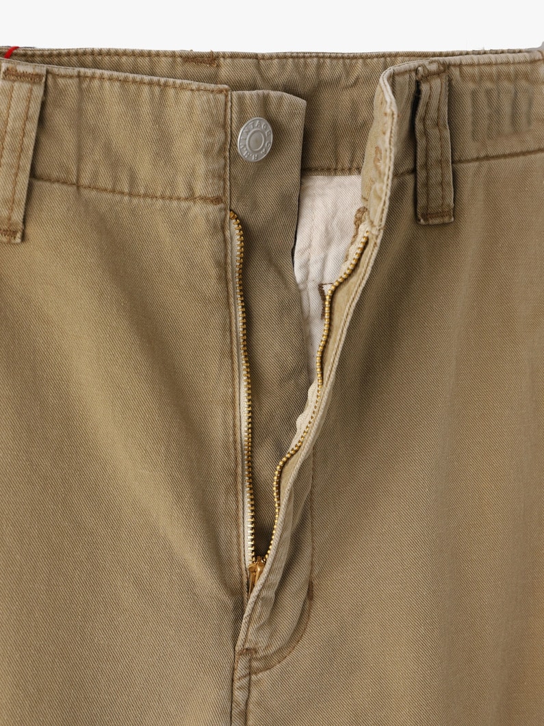 Organic Cotton Chino Trousers 詳細画像 white 3