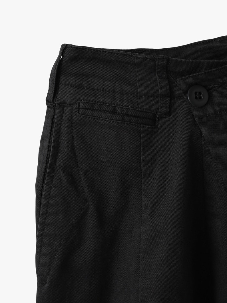 Wide Chino Pants (beige / black)｜RHC(アールエイチシー)｜Ron Herman