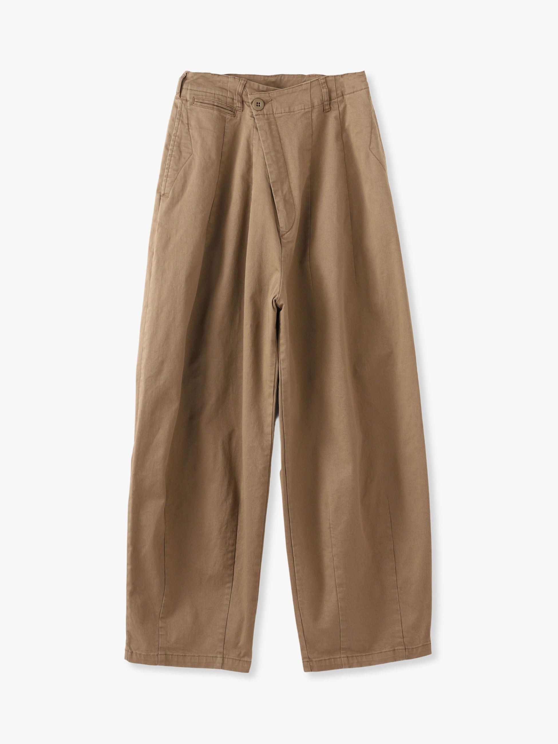 Wide Chino Pants (beige / black)