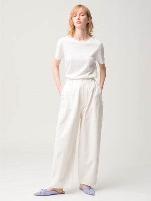Wide Military Pants 詳細画像 white