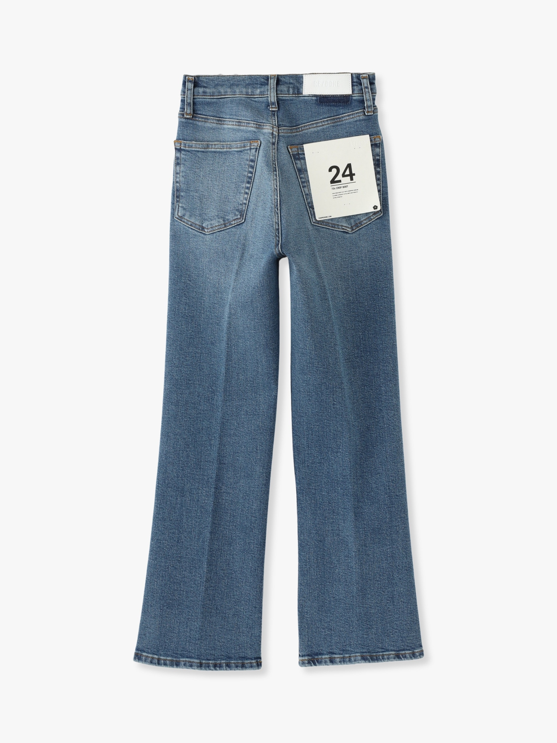 70s Crop Bootscut Denim Pants