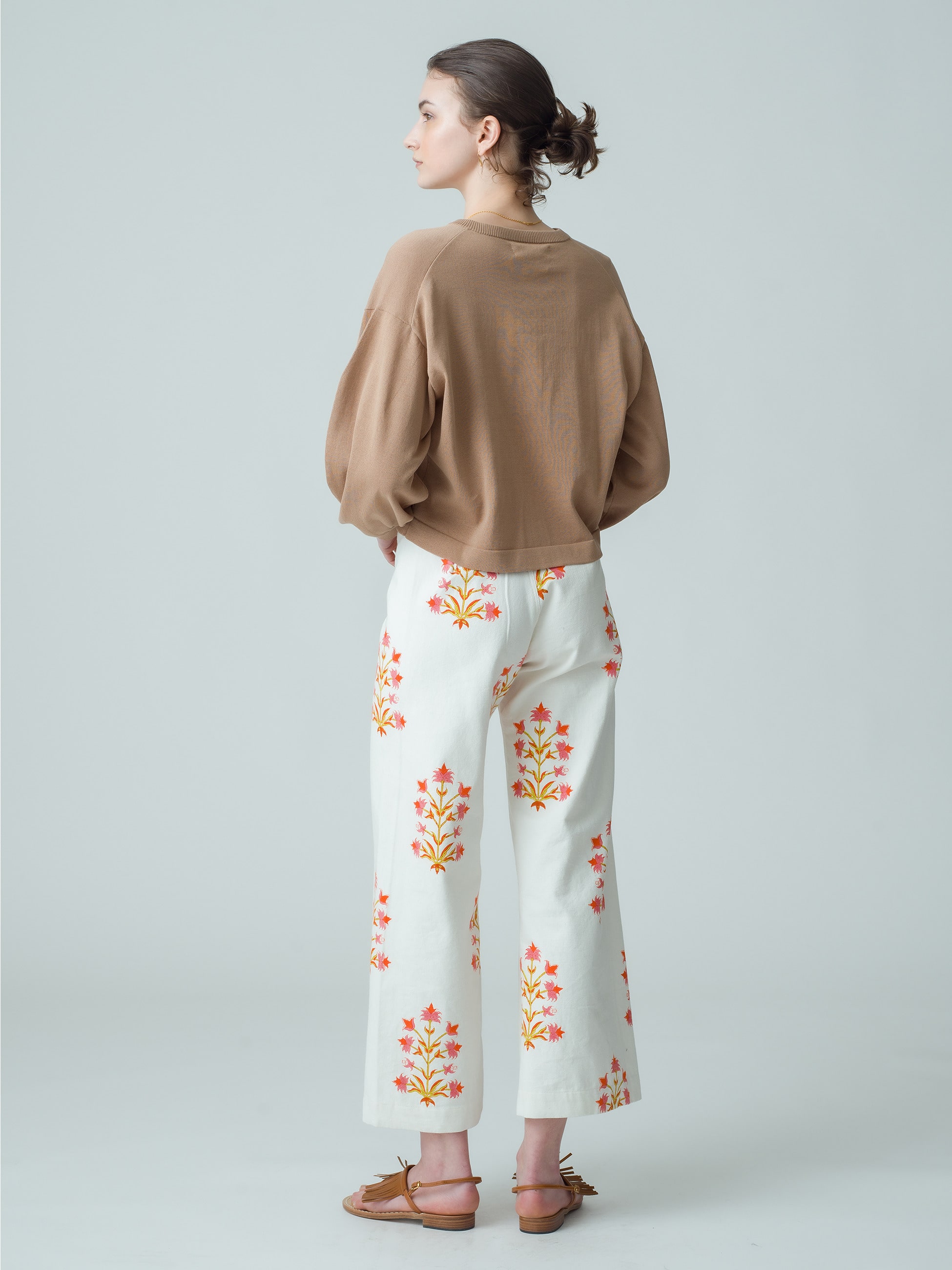 Lily Print Disco Pants｜SZ Blockprints(エスゼット ブロックプリント