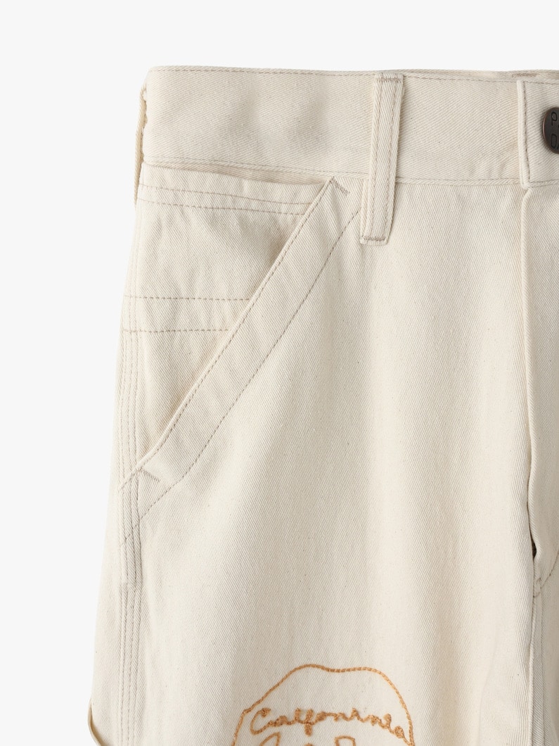 Embroidery Painter Pants 詳細画像 ivory 8