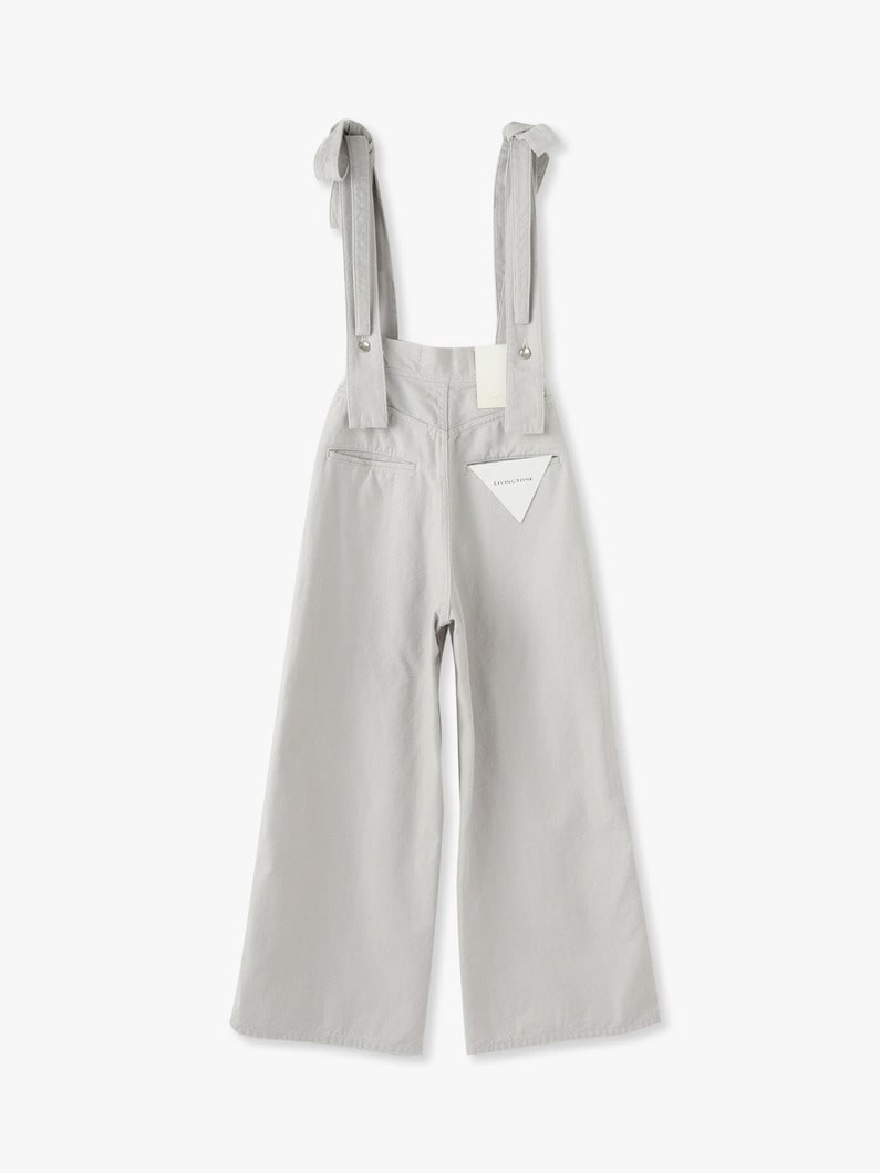 Zipper Fly High Waist Wide Denim Pants (light gray) 詳細画像 light gray 4