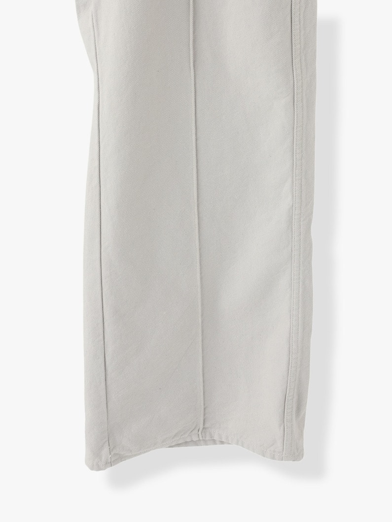 Zipper Fly High Waist Wide Denim Pants (light gray) 詳細画像 light gray 9