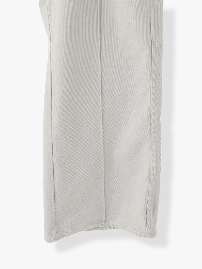 Zipper Fly High Waist Wide Denim Pants (light gray) 詳細画像 light gray 10