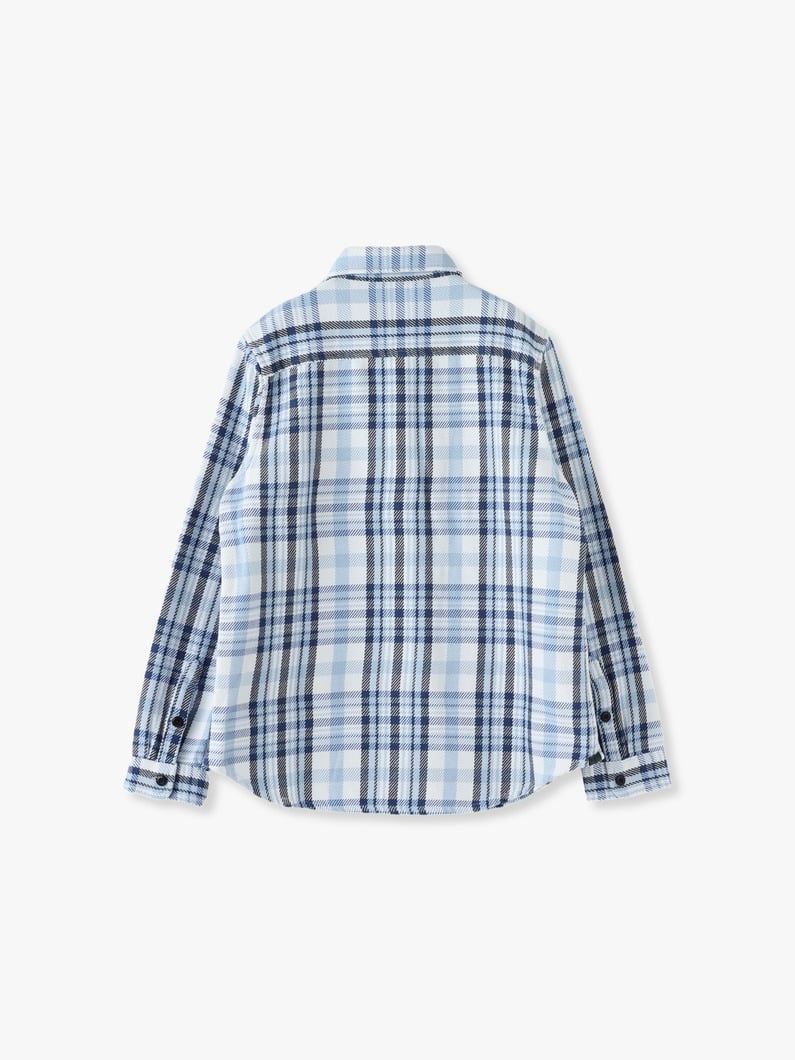 Blanket Checked Shirt (blue/pink/women) 詳細画像 pink 6