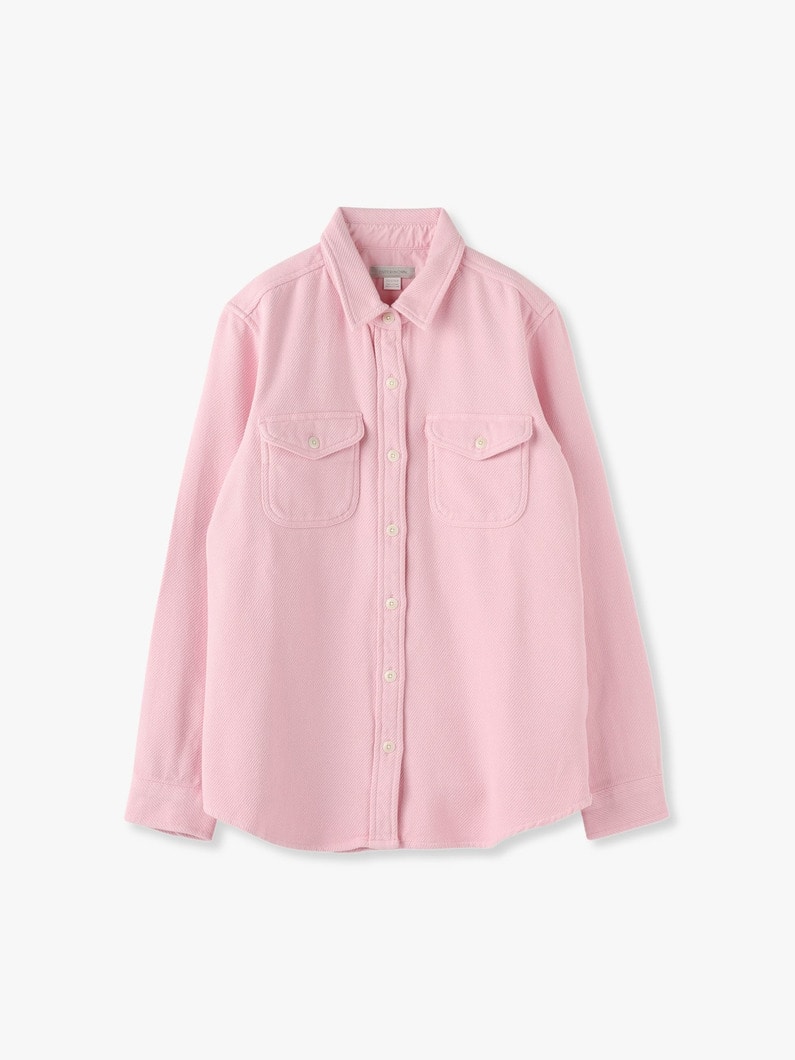 Chroma Blanket Shirt (pink/light blue/women) 詳細画像 pink 3