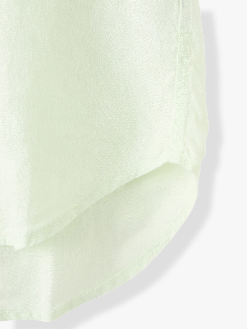 Eileen Garment Dye Linen Shirt 詳細画像 ivory 8
