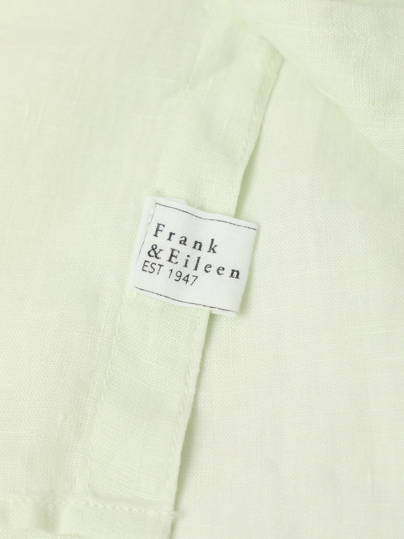 Eileen Garment Dye Linen Shirt 詳細画像 light blue 7