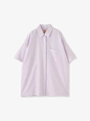 Striped Big Shirts 詳細画像 light purple