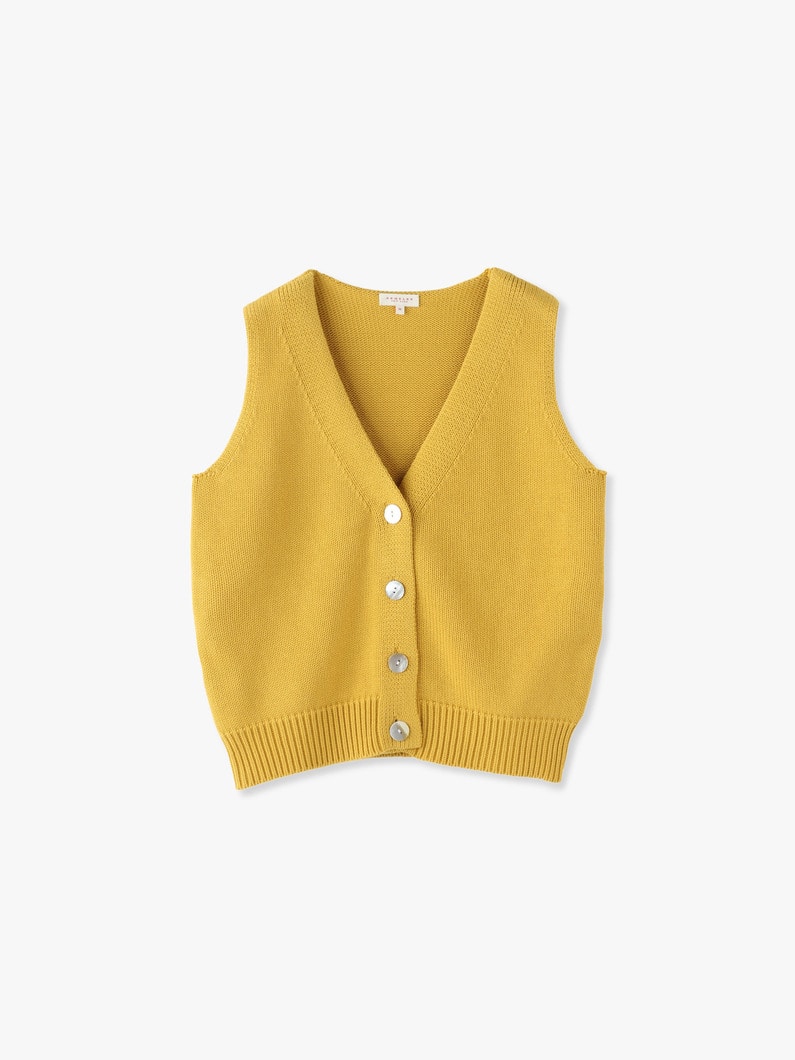 Jayna Organic Cotton Vest 詳細画像 yellow 1