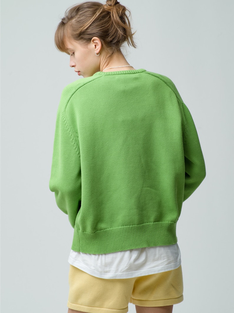 Jude Oversized Knit Pullover 詳細画像 green 2