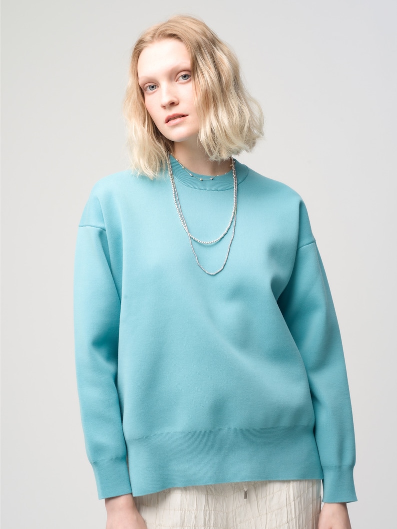 Smooth Knit Pullover 詳細画像 light blue 1