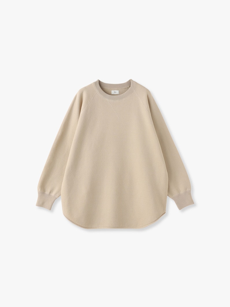 Oversized Double Face Knit Pullover 詳細画像 beige 4