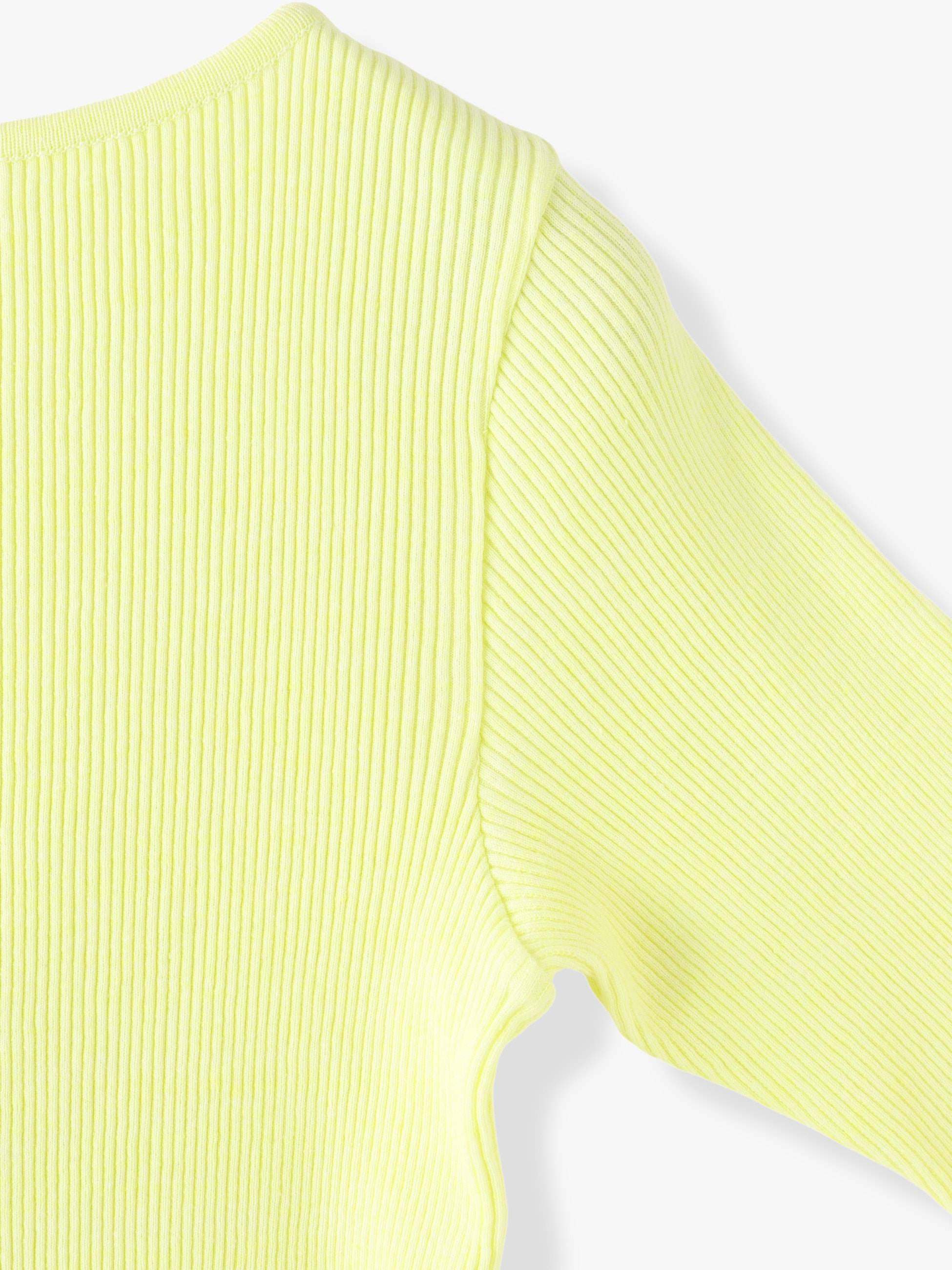 Giza Boat Neck Pullover (light yellow / light blue)｜AURALEE 