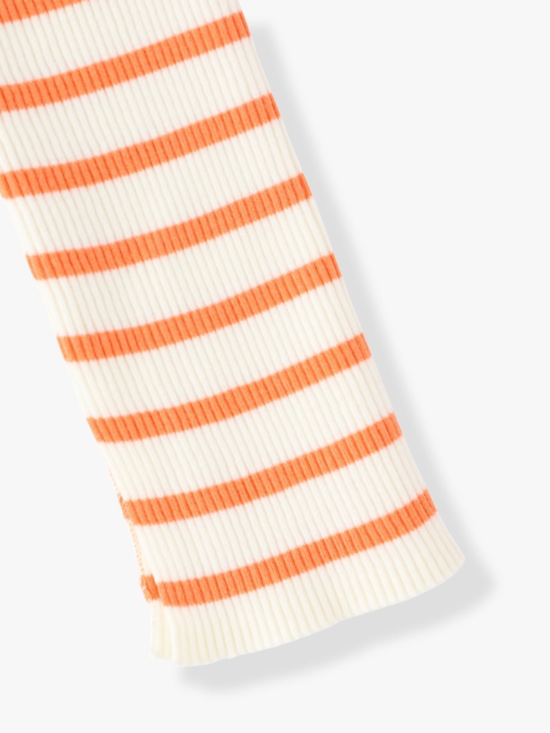 Giza Boat Neck Pullover (orange stripe) 詳細画像 orange 6
