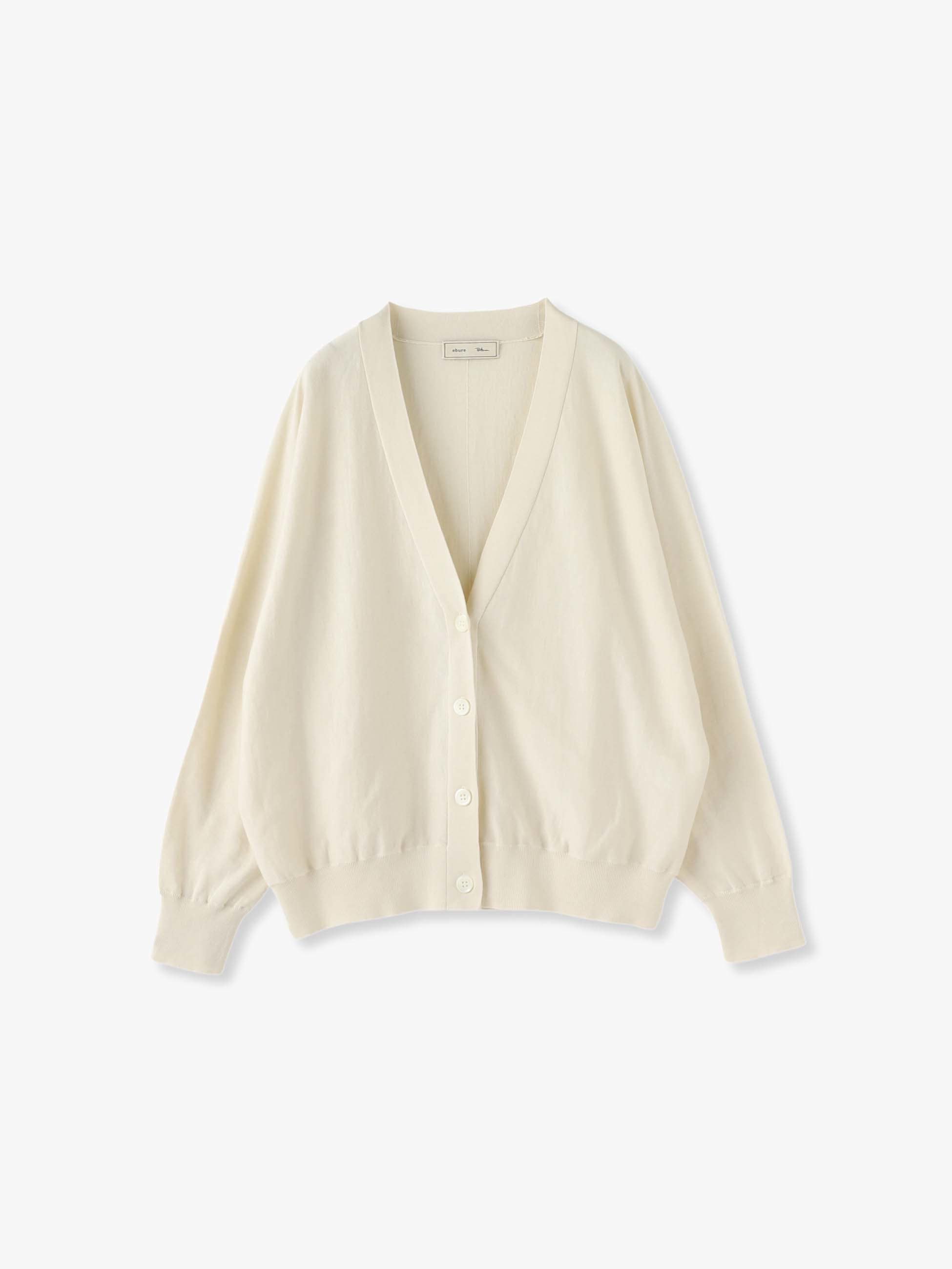 Light Silk Cotton Knit Cardigan｜ebure(エブール)｜Ron Herman