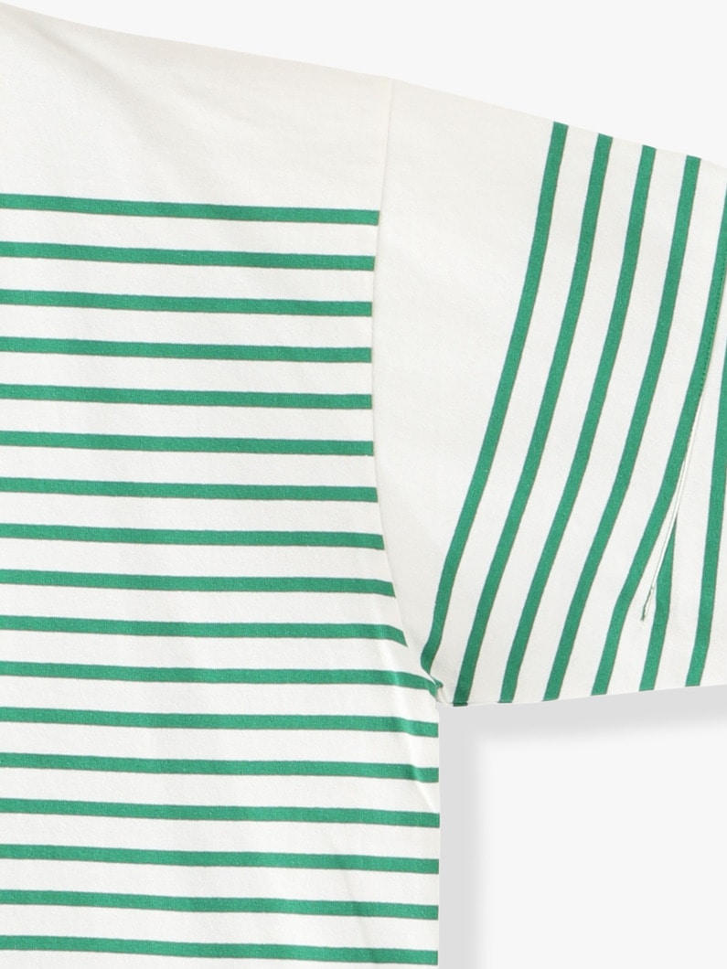 Too Big Striped Long Sleeve Tee 詳細画像 green 6