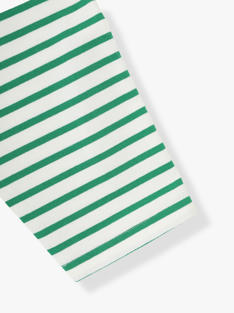 Too Big Striped Long Sleeve Tee 詳細画像 green 7