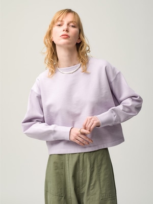 Cropped Sweat Shirt 詳細画像 lavender