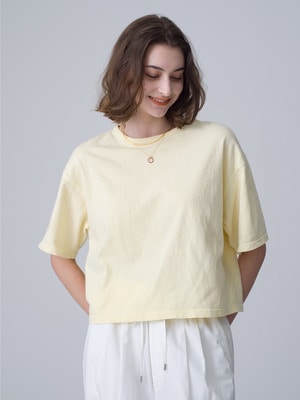 Garment Dyed Wide Tee 詳細画像 yellow