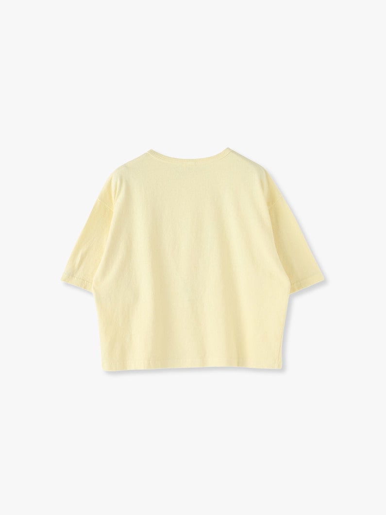 Garment Dyed Wide Tee 詳細画像 yellow 4