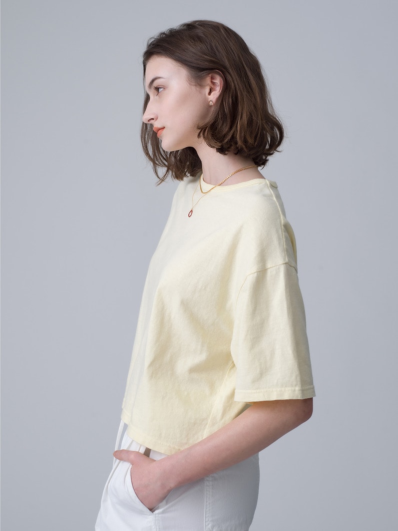 Garment Dyed Wide Tee 詳細画像 yellow 2