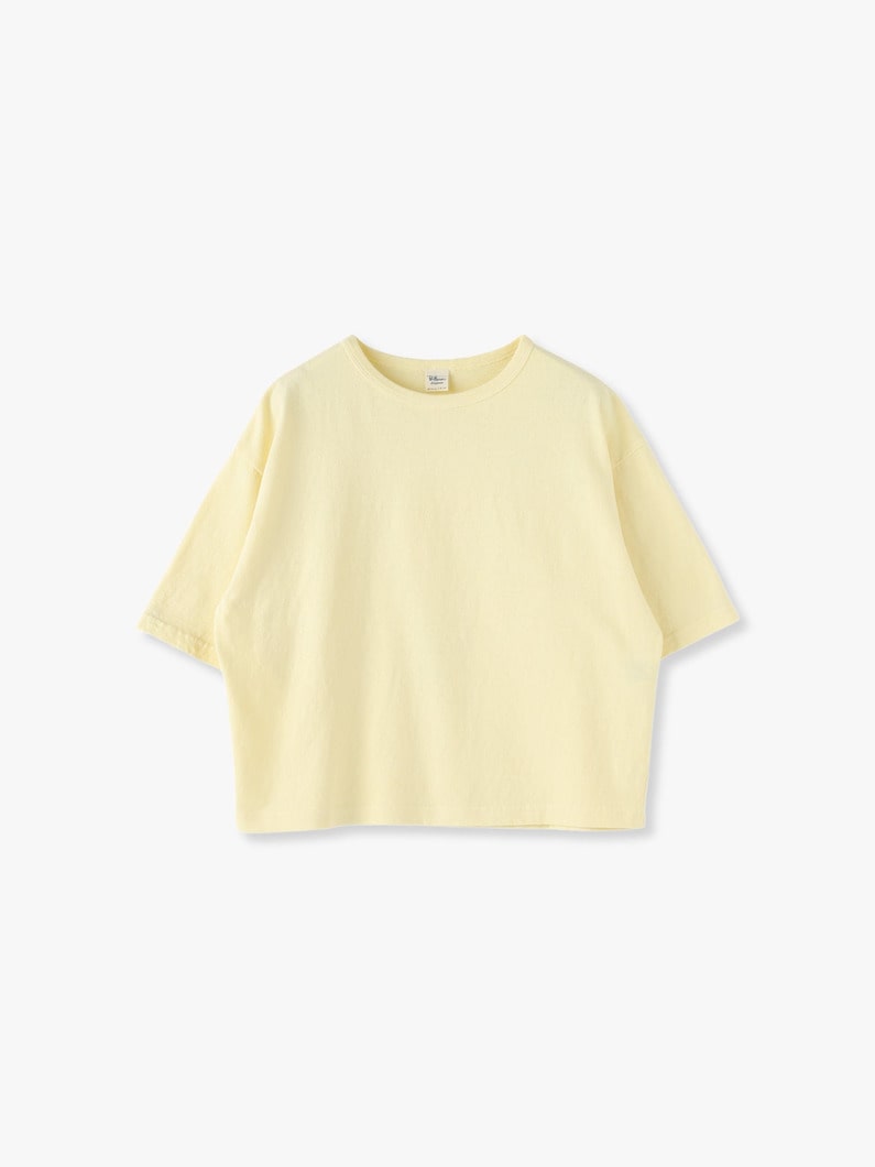Garment Dyed Wide Tee 詳細画像 yellow 3