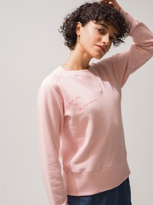 Freedom Sleeve Sweat Shirt (light pink) 詳細画像 light pink