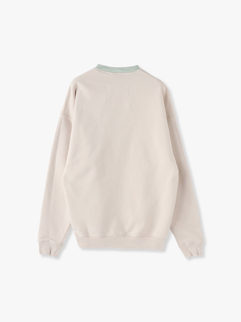 Piazza Flower Patch Sweat Pullover 詳細画像 ivory 6