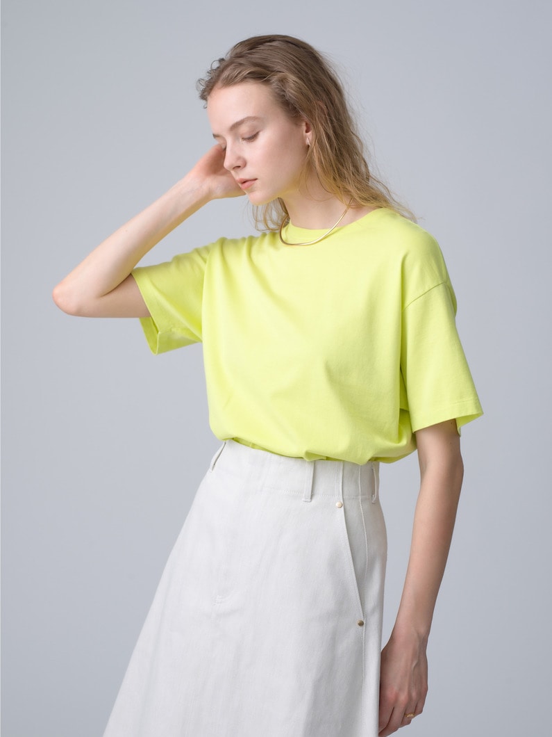 Luster Plaiting Tee 詳細画像 lime 2