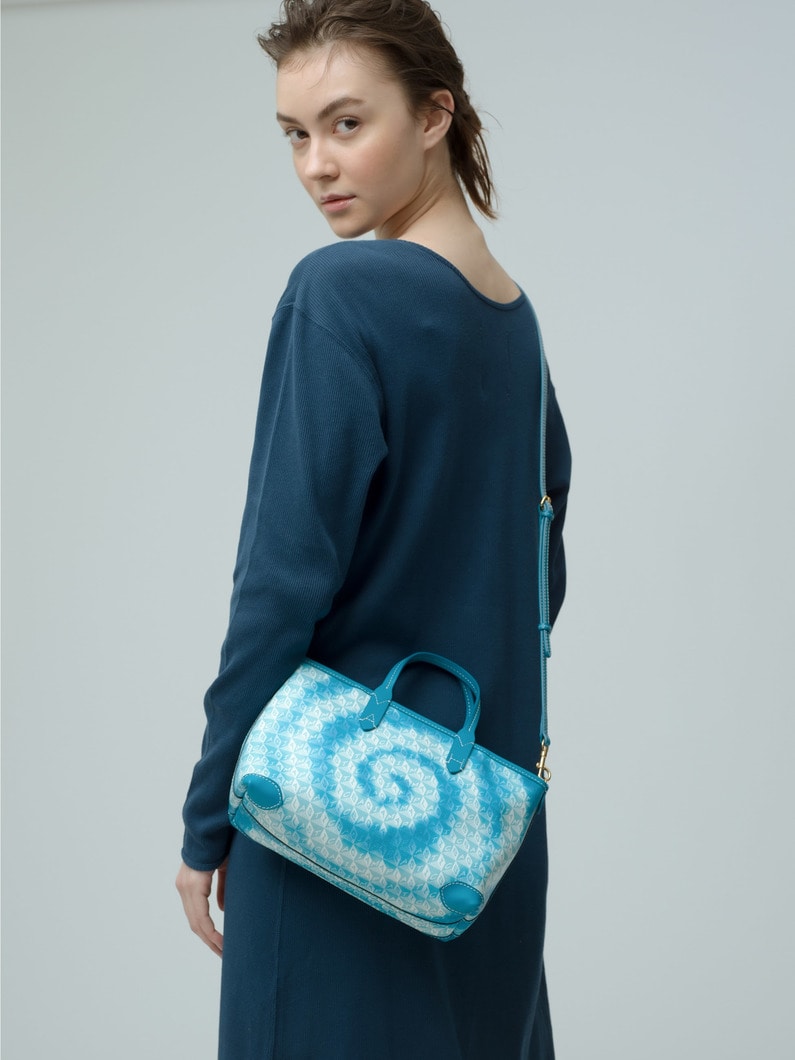 I am a Plastic Tote Bag Extra Small (Tie Dye) 詳細画像 blue 2