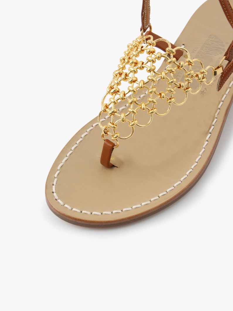 K Gold Sandals (Pre-order) 詳細画像 brown 7