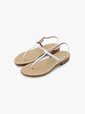 GAIL Leather Sandals (Pre-order) 詳細画像 white