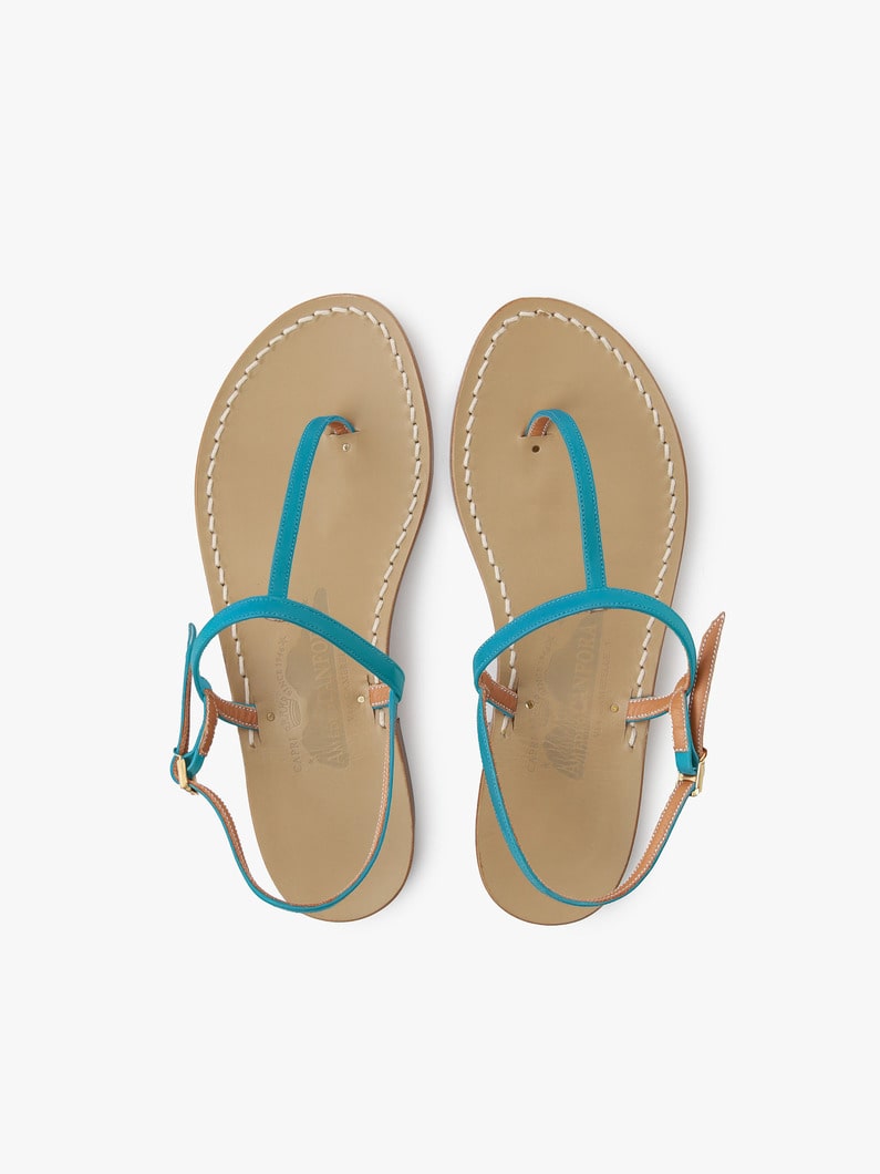 GAIL Leather Sandals (Pre-order) 詳細画像 turquoise 5