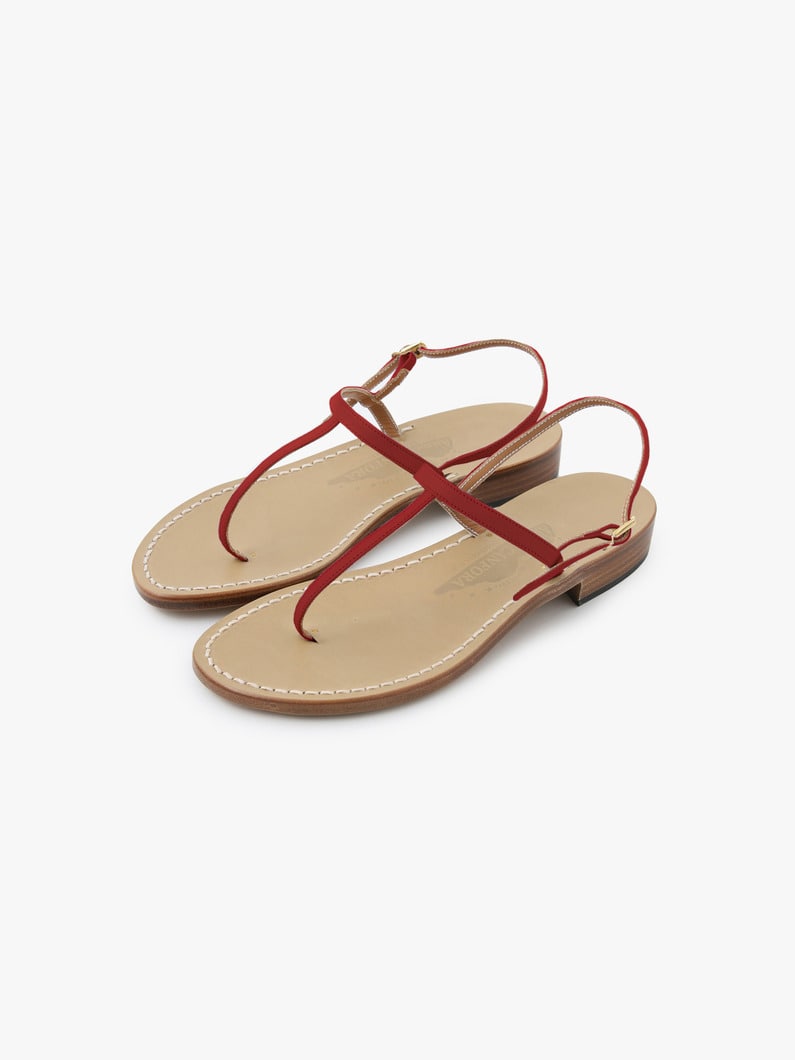 GAIL Leather Sandals (Pre-order) 詳細画像 red 1