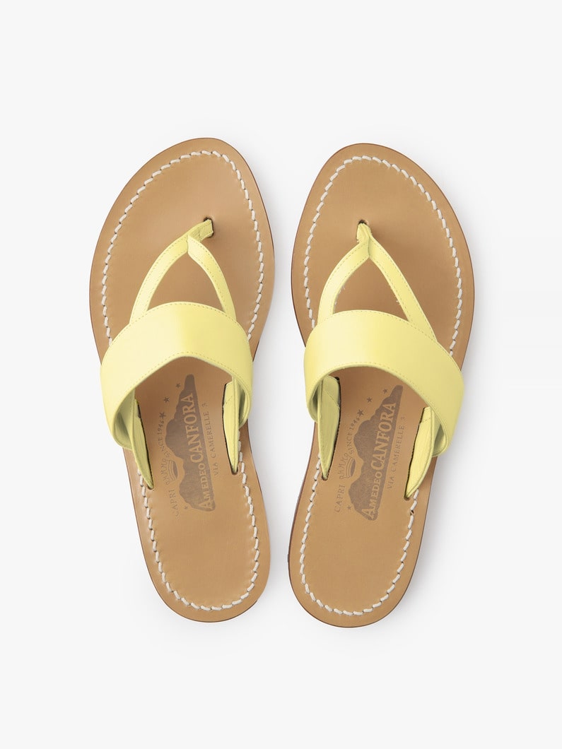 MARILYN Leather Sandals (Pre-order) 詳細画像 yellow 4