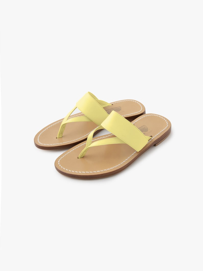 MARILYN Leather Sandals (Pre-order) 詳細画像 yellow 1