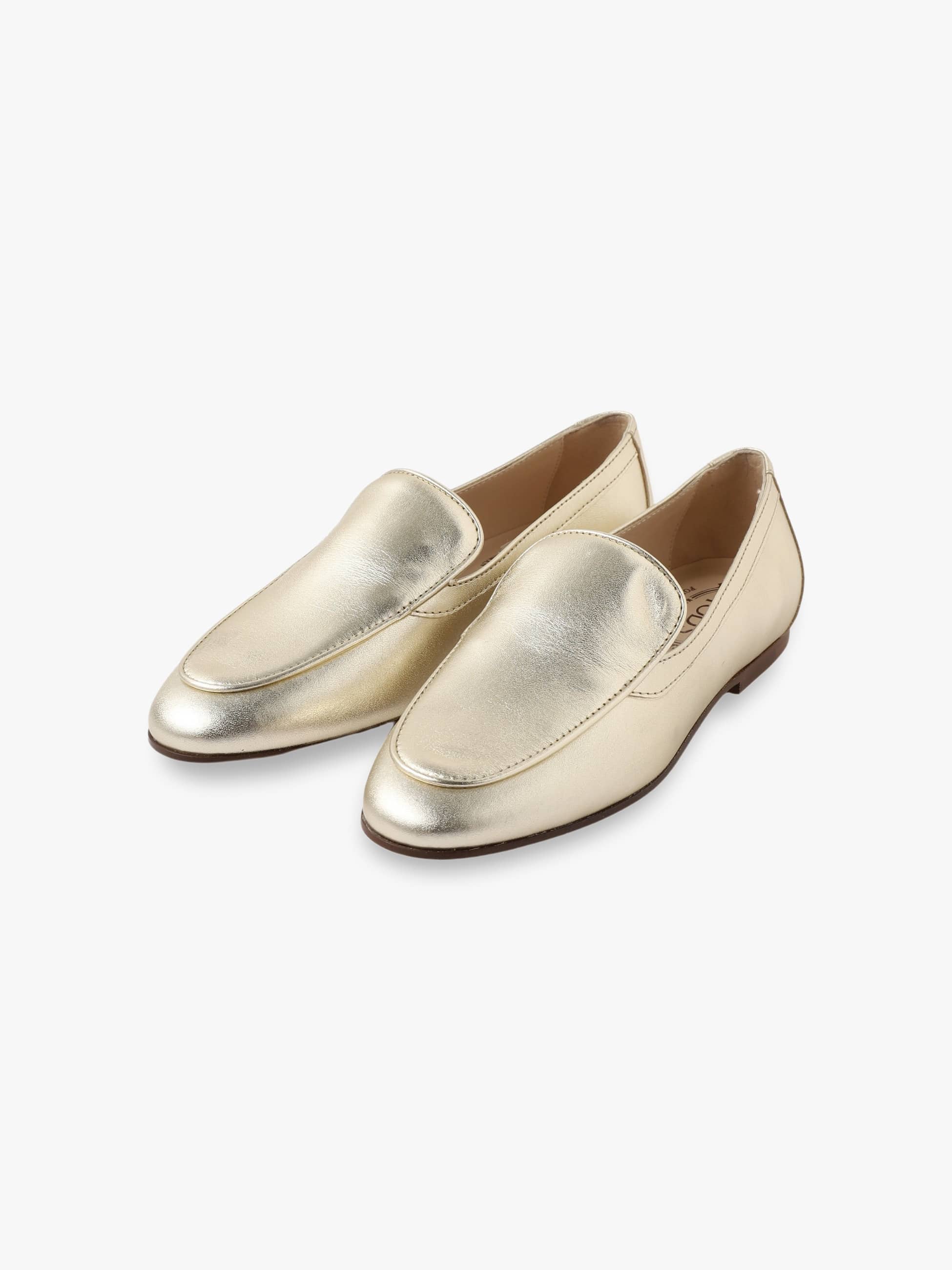 Leather Loafers (gold)