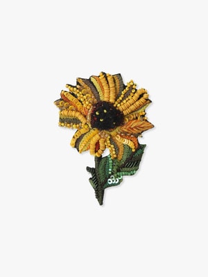 Sunny Sunflower Brooch 詳細画像 yellow